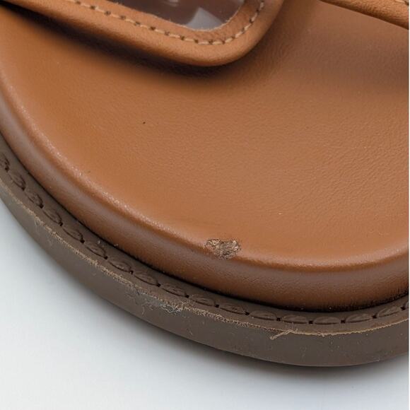 Schutz Naomi Slide Sandal Women's Adjustable Straps Brown Size US7.5B EU38 - Picture 6 of 12